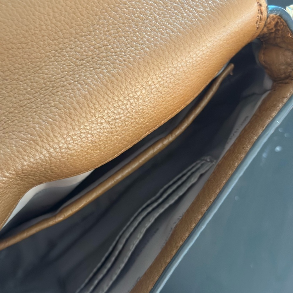 Michael Kors Tan Pebbled Leather Crossbody Bag - Picture 3 of 5